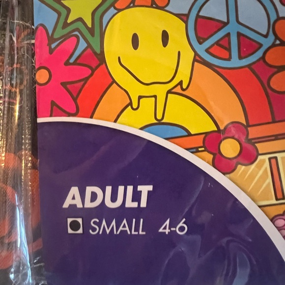 🆕 Spirit Adult 60s Hippie Jumpsuit Costume - Picture 8 of 17